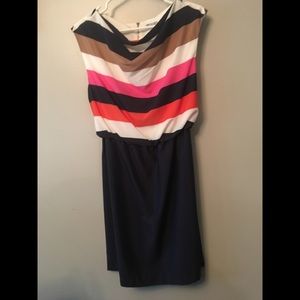 Knee length multi colored dress